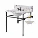 bathroom marble vanity in Milas Lilac - Image 4