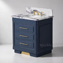 marble vanity for bathroom in Milas Lilac - Image 1