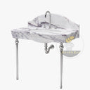 marble sink top in Milas Lilac - Image 4