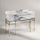 marble top with sink in Milas Lilac - Image 1
