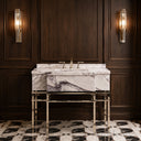 marble top with sink in Milas Lilac - Image 2