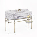 marble top with sink in Milas Lilac - Image 4