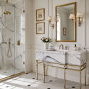 marble top with sink in Milas Lilac - Image 3