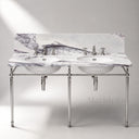Marble Vanity Countertop in Milas Lilac - Image 1