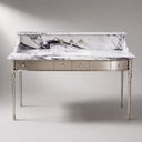 marble bathroom vanity in Milas Lilac - Image 1