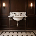 marble bath vanity in Milas Lilac - Image 2