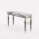 Marble console table in Milas Lilac - Image 4