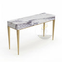 marble table console in Milas Lilac - Image 5