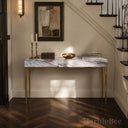 marble table console in Milas Lilac - Image 3