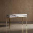 marble table console in Milas Lilac - Image 1