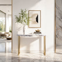 Console table with Marble in Milas Lilac - Image 2