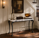 Marble top console table in Milas Lilac - Image 2