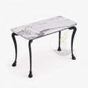Marble top console table in Milas Lilac - Image 5