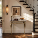 Marble console table top in Milas Lilac - Image 2