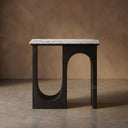 marble top table in Milas Lilac - Image 1