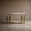 marble console in Milas Lilac - Image 1