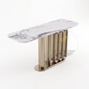 Hallway table marble in Milas Lilac - Image 4