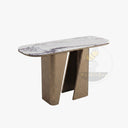 Hallway marble table in Milas Lilac - Image 4