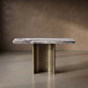 marble top console in Milas Lilac - Image 1