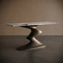 marble table console in Milas Lilac - Image 1