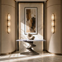 marble table console in Milas Lilac - Image 2