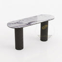 Marble console table top in Milas Lilac - Image 4