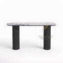 Marble console table top in Milas Lilac - Image 5
