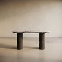 Marble console table top in Milas Lilac - Image 1