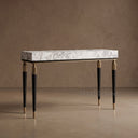 Marble entrance table in Calacatta White Marble - Image 1