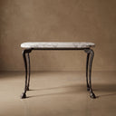 Hallway marble table in Calacatta White Marble - Image 1