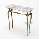 Marble table hallway in Calacatta White Marble - Image 5
