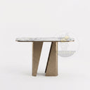 Marble console table top in Calacatta White Marble - Image 3