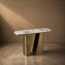 Marble console table top in Calacatta White Marble - Image 1