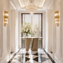 Marble console table top in Calacatta White Marble - Image 2