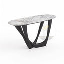 marble top table in Calacatta White Marble - Image 5