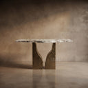 Hallway table marble in Calacatta White Marble - Image 1