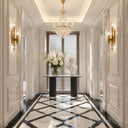 Marble table hallway in Calacatta White Marble - Image 3