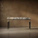 marble table console in Valgri white - Image 1