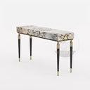 marble table console in Valgri white - Image 4