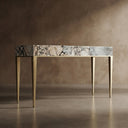 Console table with Marble in Valgri white - Image 1