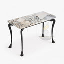 Marble console table top in Valgri white - Image 4