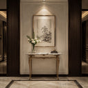 marble top table in Valgri white - Image 2