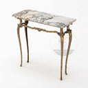 marble top table in Valgri white - Image 4