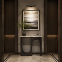 marble console in Valgri white - Image 3