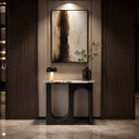 marble console in Valgri white - Image 2