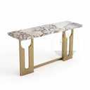 Marble entrance table in Valgri white - Image 3