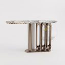 Hallway marble table in Valgri white - Image 4