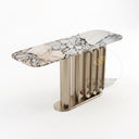 Hallway marble table in Valgri white - Image 5
