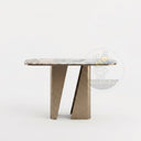 Marble table hallway in Valgri white - Image 4