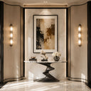 Console table with Marble in Valgri white - Image 2